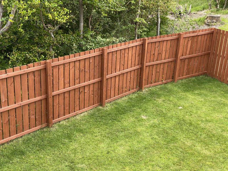 Property with Updated Fencing